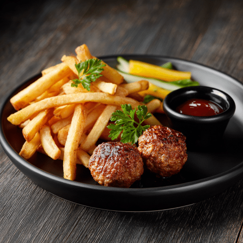 Assiette boulettes (2 pcs)