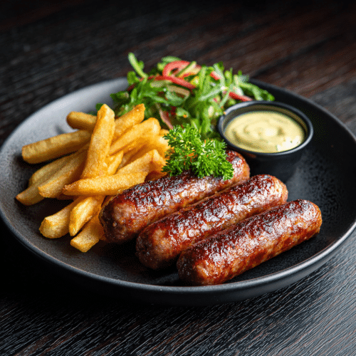 Assiette fricadelles (2 pcs)