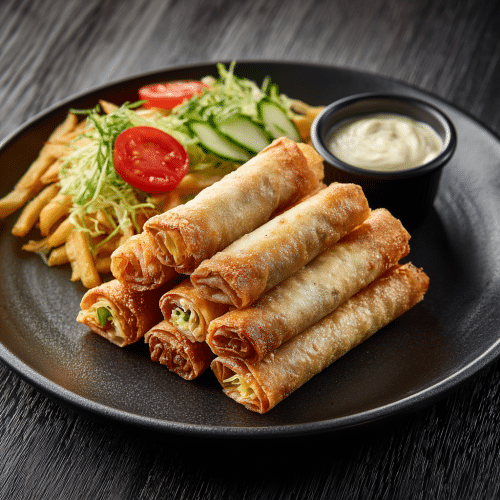 Assiette mini loempia