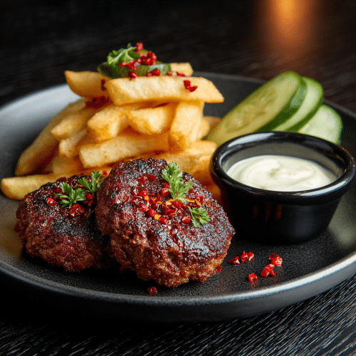 Assiette köfte piquant