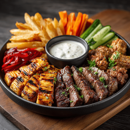 Assiette spécialité viande mixte