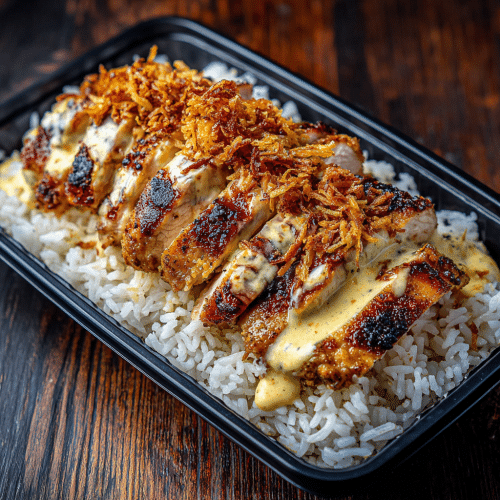 Crousty poulet mariné