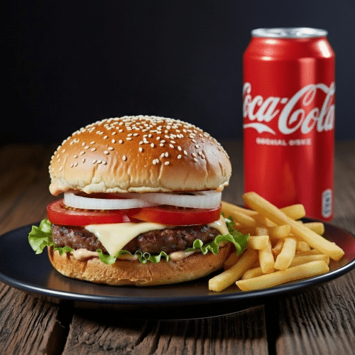 Menu bicky hamburger