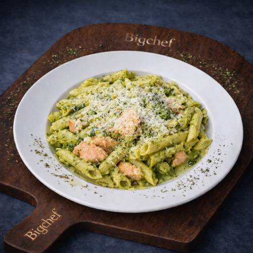 Pasta Pesto Zalm Broccoli