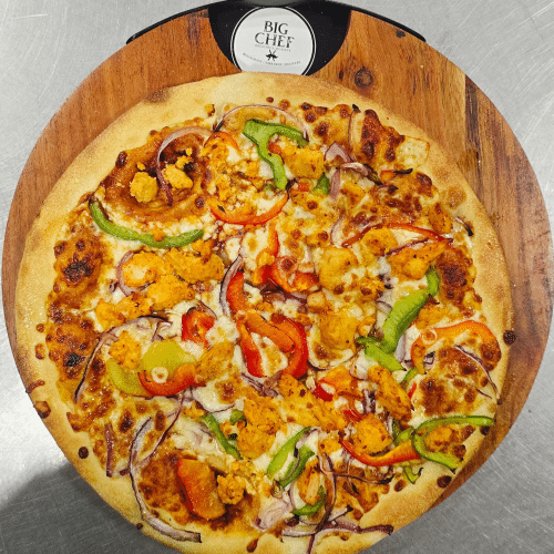 Pizza barbecue chicken