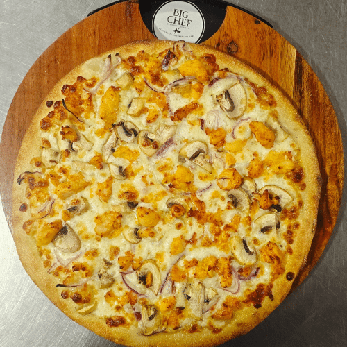 Pizza creamy chicken