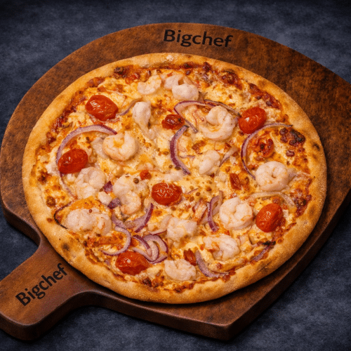 Pizza royal scampi