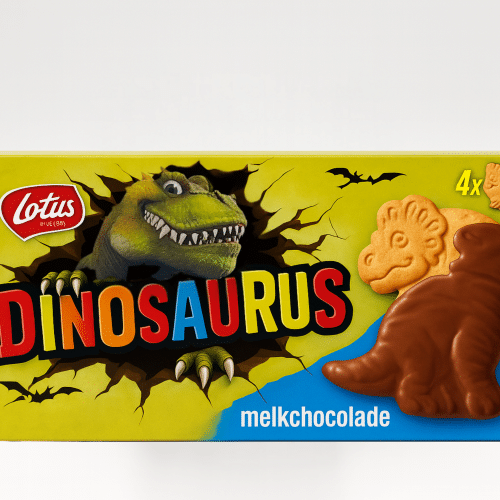 Dinosauruskoeken melkchocolade 225g