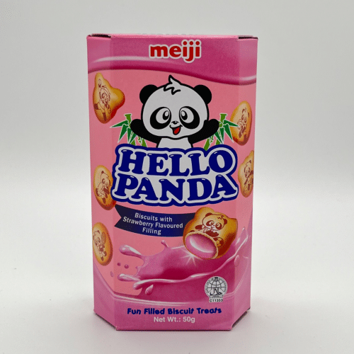Hello Panda Aardbei 50g