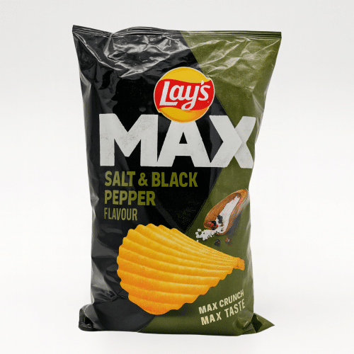 Lays Max Salt & Black Pepper Flavour 185g