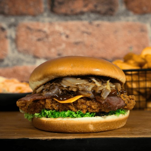 Smokey Bacon Chickenburger 180G Menu