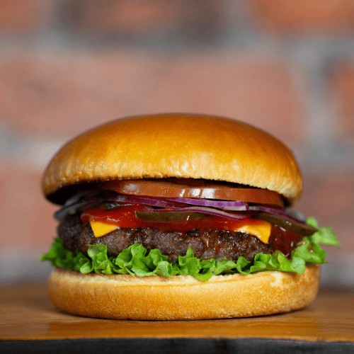 Cheeseburger 160gr + Potatoes