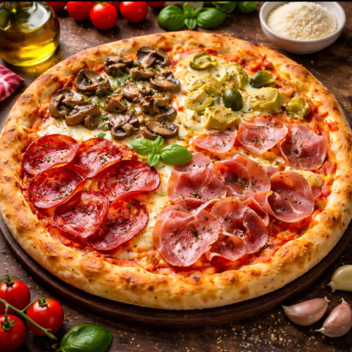 Pizza quatres saisons