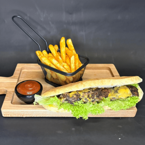 Menu sandwich steak