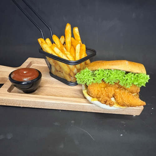 Menu smash burger chicken