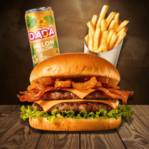 Menu smash burger magic bacon