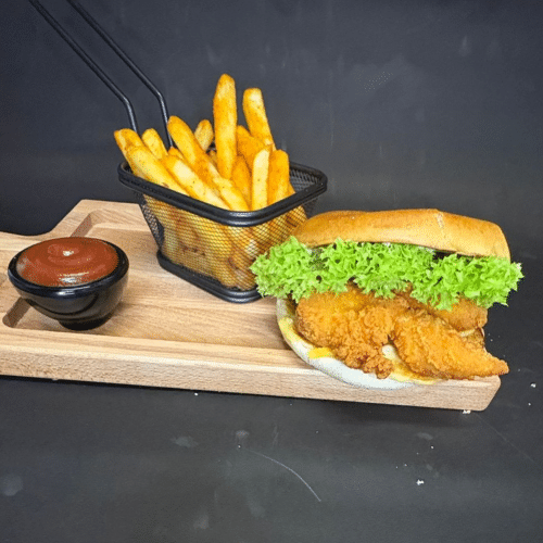 Smash burger chicken