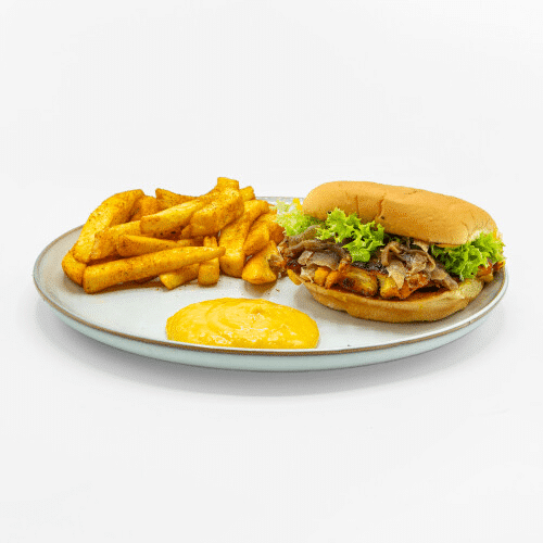 Smash burger miel moutarde