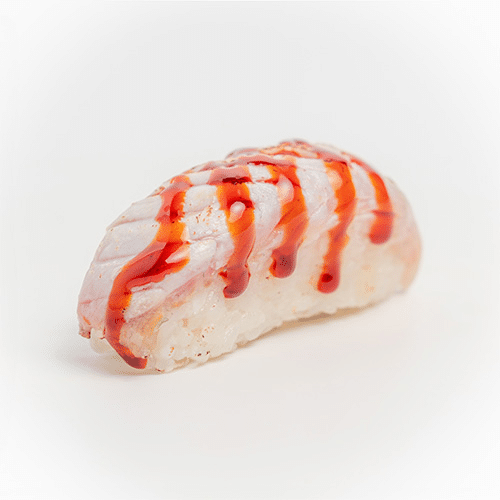 Nigiri daurade tataki teriyaki