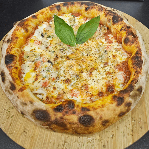 Pizza aux fruits de mer