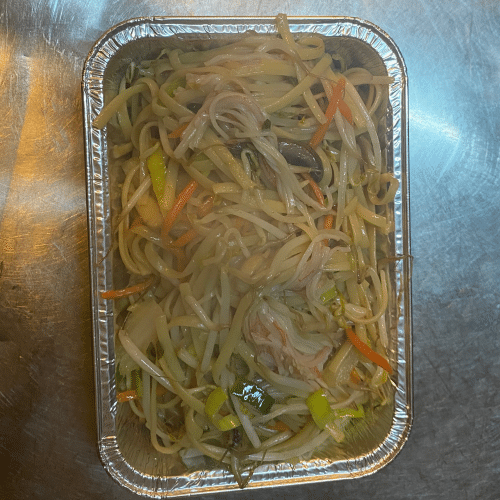 Bami gestoofd met krab