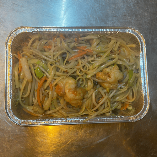 Bami met Chinese garnalen