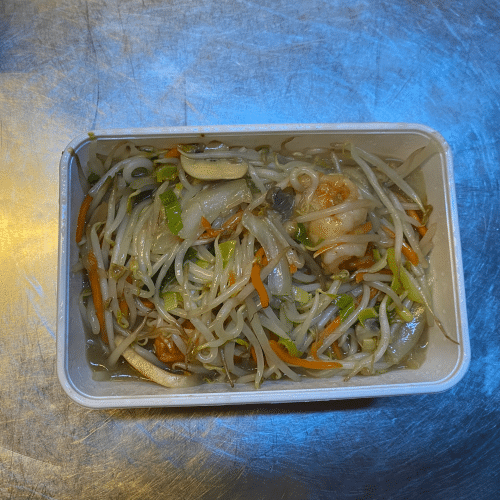 Chop shoy met Chinese garnalen