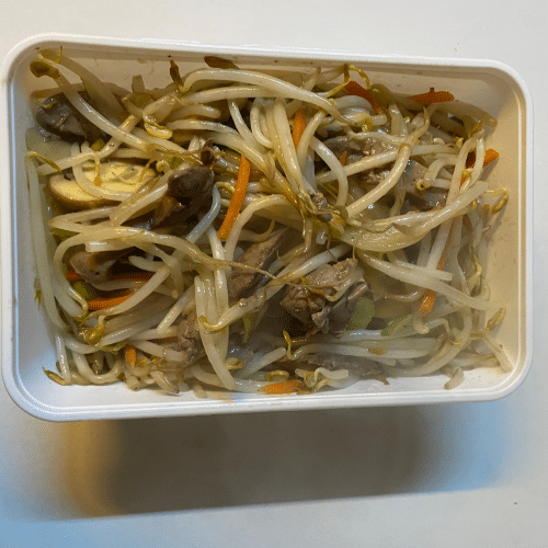 Chop shoy met kippenlever