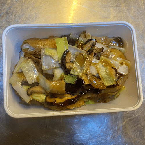 Kip met soja en Chinese champignons