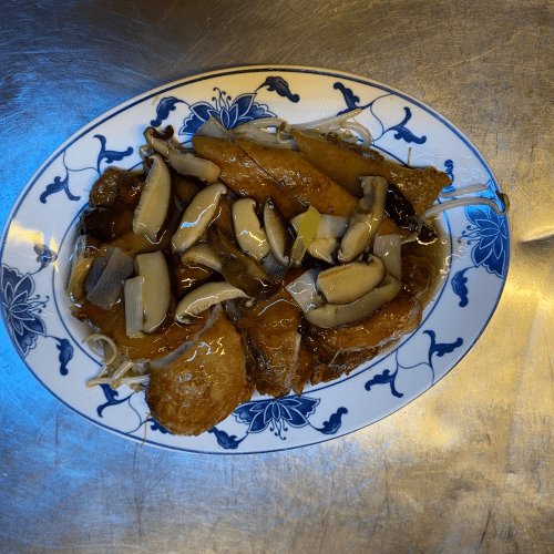 Pekingeend met champignons