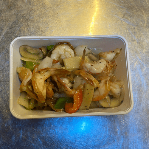 Scampi's op zijn Kantonees