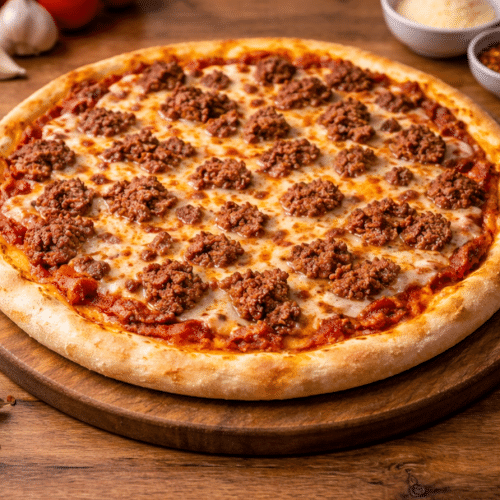 Pizza bolognaise