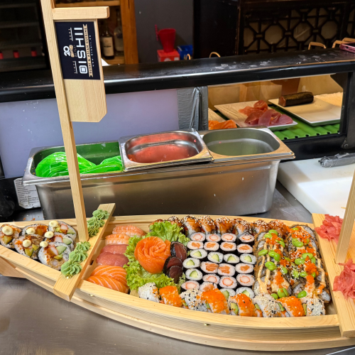 Sushi Boot Hout 70cm