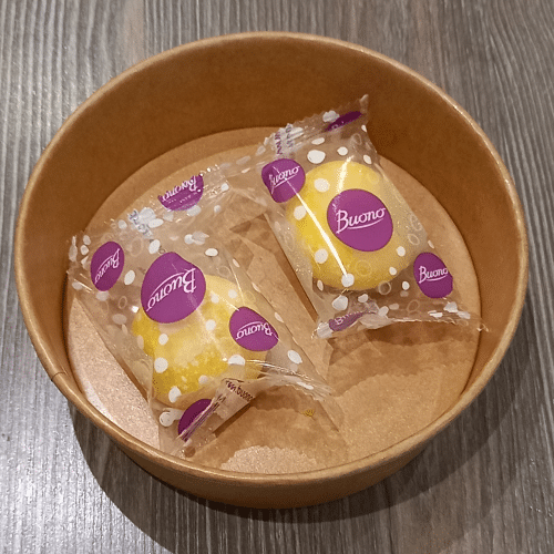 Mochi glacé mangue (2 pièces)