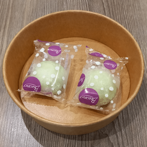 Mochi glacé thé vert (2 pièces)