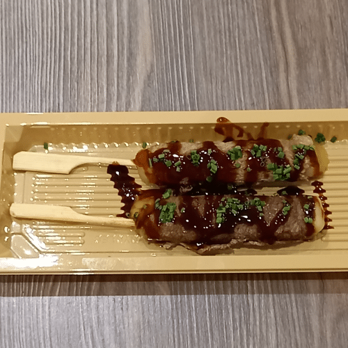 Yakitori bœuf et fromage (2 pièces)