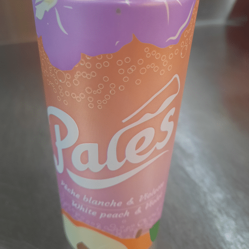 Pales pêche blanche &violette