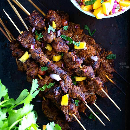 Brochette d'agneau (1 pièce)