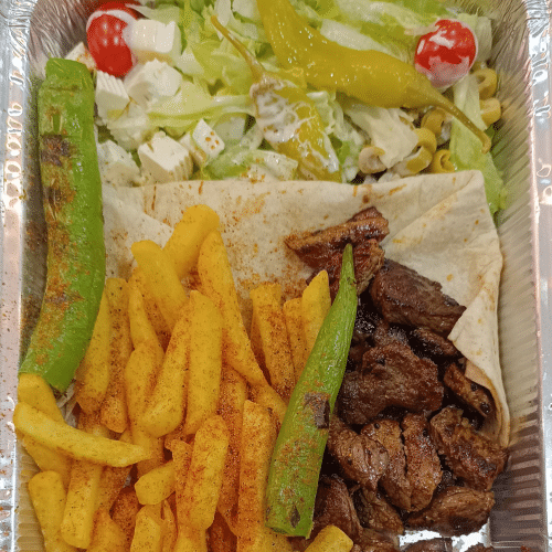 Assiette bœuf mariné