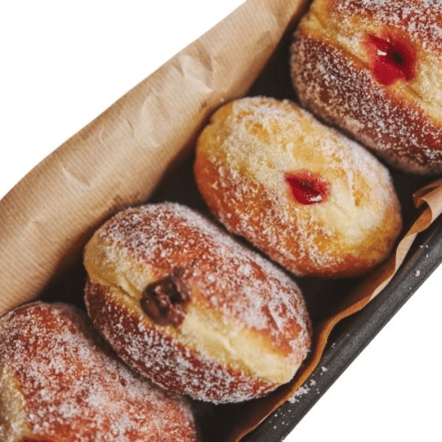 Beignets 4pcs (Berry & Hazelnut)