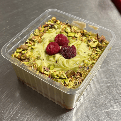 Tiramisu Framboise et Pistache fait maison