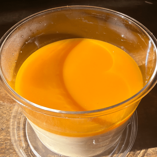 Pannacotta  mango passievruchten