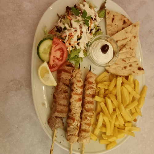 Souvlaki kip