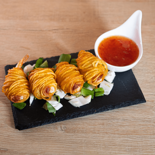 Scampis aux pommes de terre