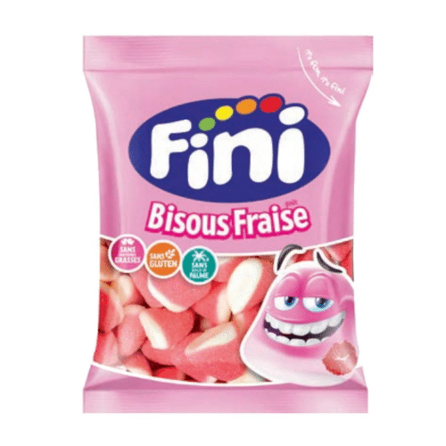 Fini Bisous Fraise Sucrés Halal 100g