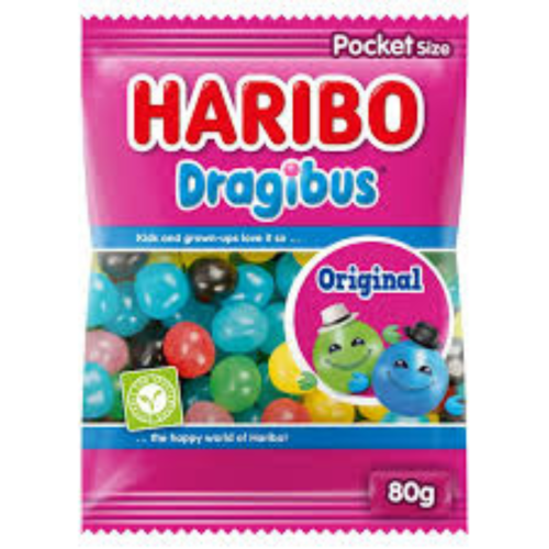 Haribo Dragibus Bonbon 80g