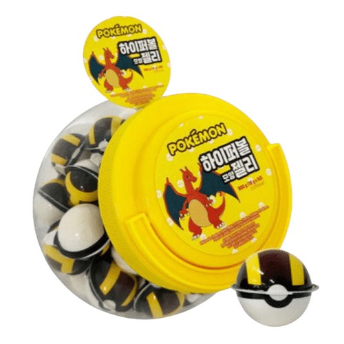 Pokemon Hyper Ball Shape Jelly Yellow 18g