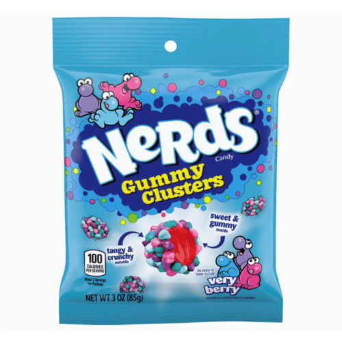Nerds Gummy Clusters Bag Very Berry 113g