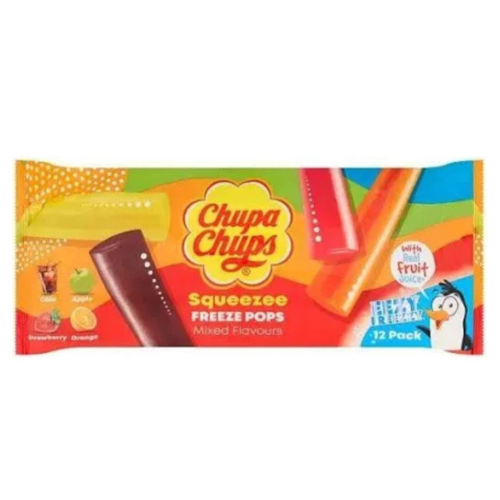 Paquet de Chupa Chups avec 12 Ice Pops de 45ml