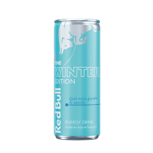 Red Bull Winter Edition Mure Givrée Vanille Iced Vanille Berry